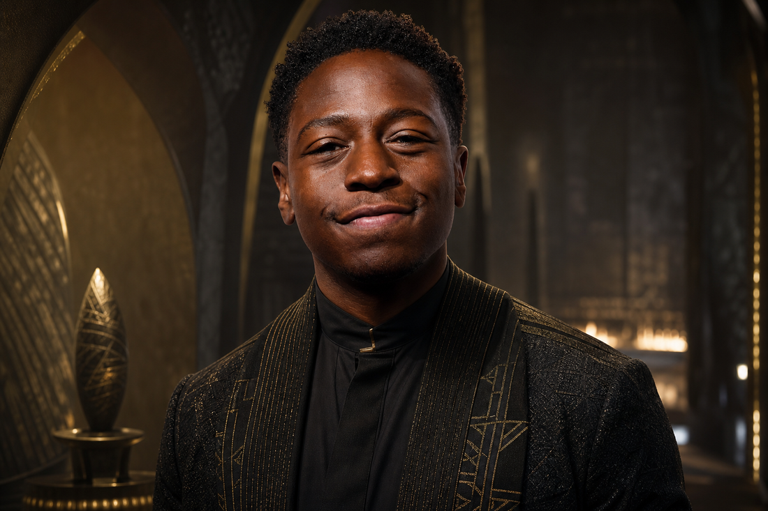 Editorial hero image inspired by David Jonsson and the legacy themes around Black Panther 3